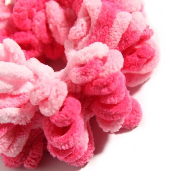 Pink Fuzzy Scrunchie *2/12$ - Picture 3 of 6